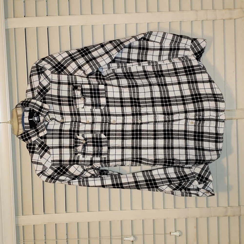 Flannel dress shirt